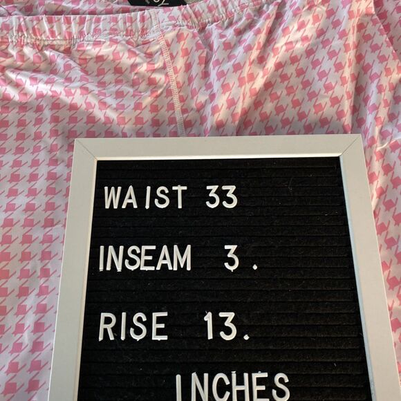 2 pc Womens XXL Pink Houndstooth Two-Piece Athletic Golf Tennis Dress & Shorts - Picture 16 of 16